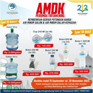 Air Minum Dalam Kemasan Perumda Tirtawening Kota Bandung