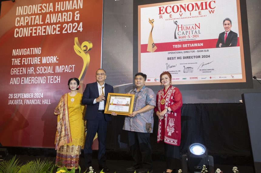 bank bjb Raih 3 Penghargaan Indonesia Human Capital Award (IHCA) X 2024